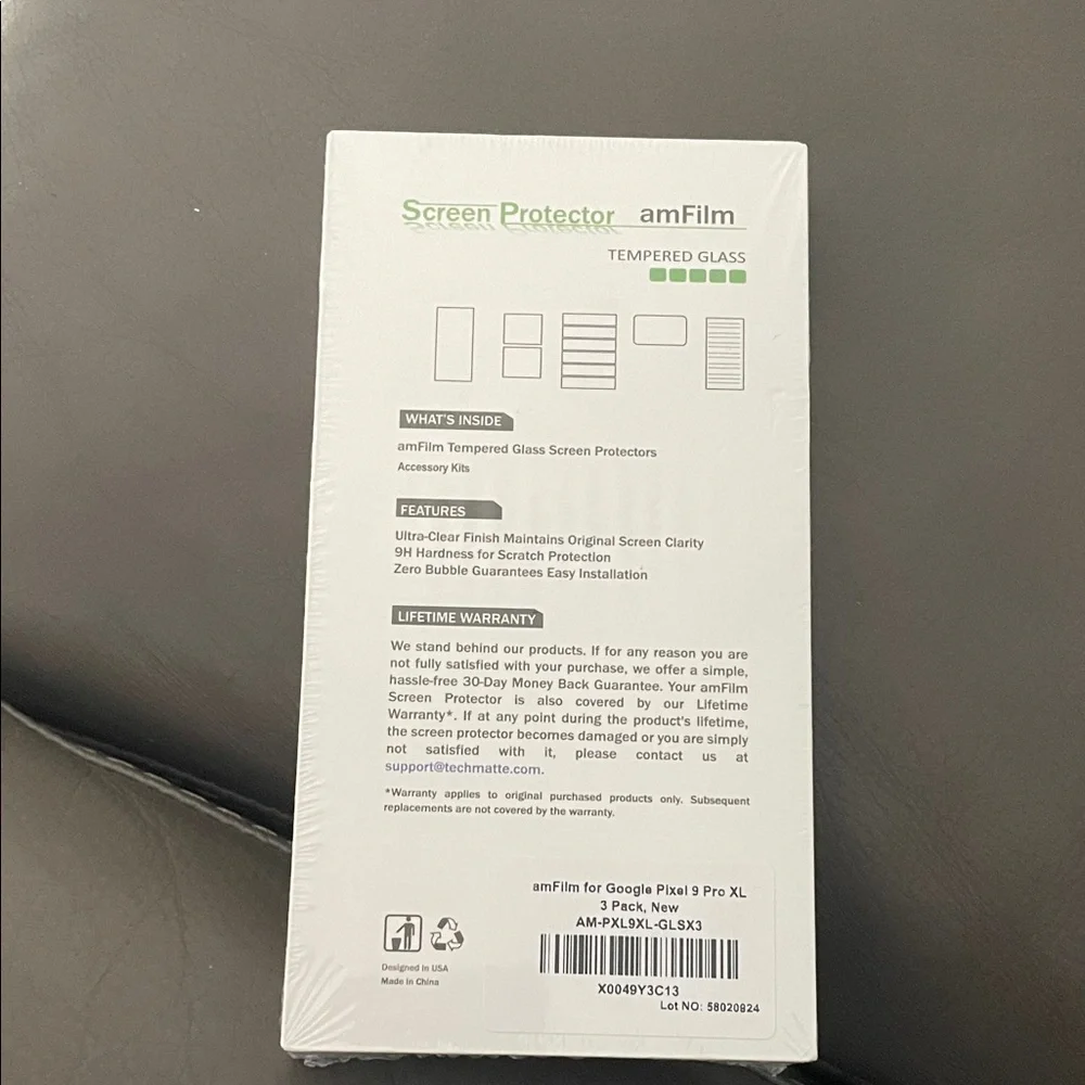 amFilm Tempered Glass Screen Protector